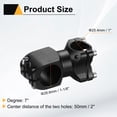 thumbnail image 2 of uxcell 25.4mm Bike Stem 7 Degree 50mm Aluminum Alloy Bicycle Handlebar Stem with Hex Wrench for Mountain Road Bike BMX MTB Cycling, Sand Black, 2 of 7