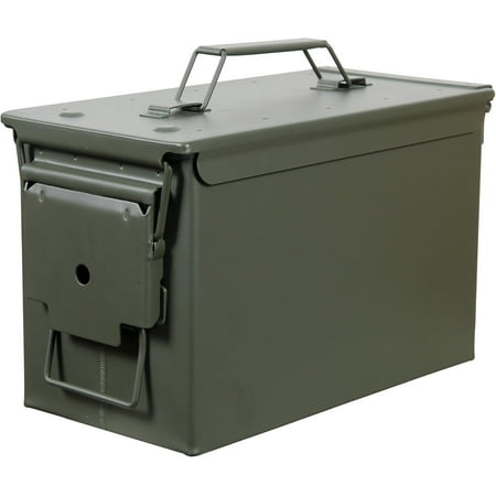 Heavy-Duty Metal Ammo Can - Durable and Secure Storage for Ammunition Tools or Valuables