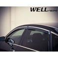 thumbnail image 4 of Wellvisors Side Window Visors Deflectors Rain Guards With Chrome Trim for 2006-2010 Infiniti M35 / M45 3-847IN001, 4 of 21