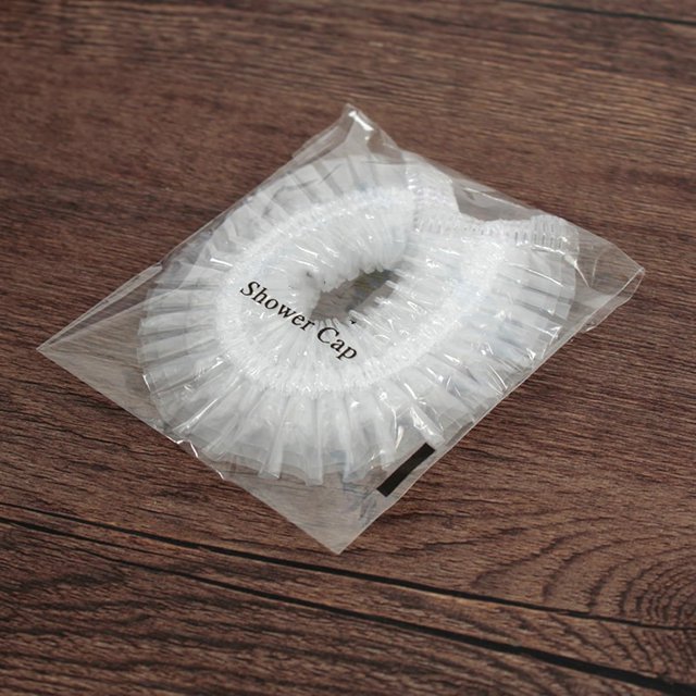 Shower cap, disposable shower cap, thick transparent shower cap, barber baking cap, waterproof cap