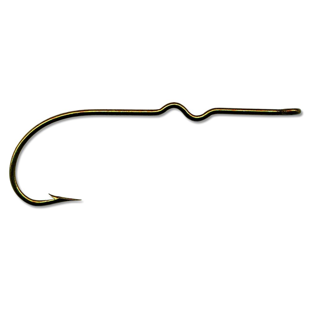 33903 Classic Sproat Extra Long Shank Hook with Kink (100Pack), Bronze