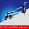 thumbnail image 4 of 25Mbps PCIE Serial Port Expansion Card AX99100 Chip PCIE to Serial Port RS232 Interface 4 Port Expansion Card Riser Card, 4 of 6