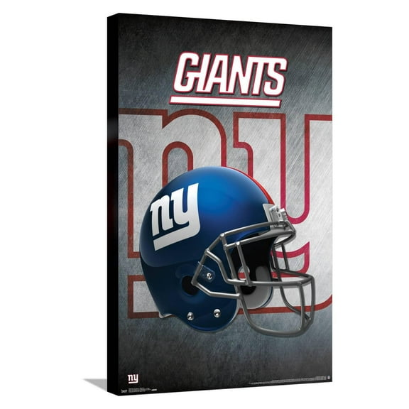 NFL New York Giants - Helmet 16 Canvas Wall Poster, 14.725" x 22.375"