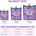 thumbnail image 6 of Dance Gifts, Dance Blanket, Dance Gifts for Girls, Dance Recital Gifts for Girls, Gifts for Dancers, Dancer Gifts for Girls on Christmas Birthday Thanksgivings 40x50 in, 6 of 6
