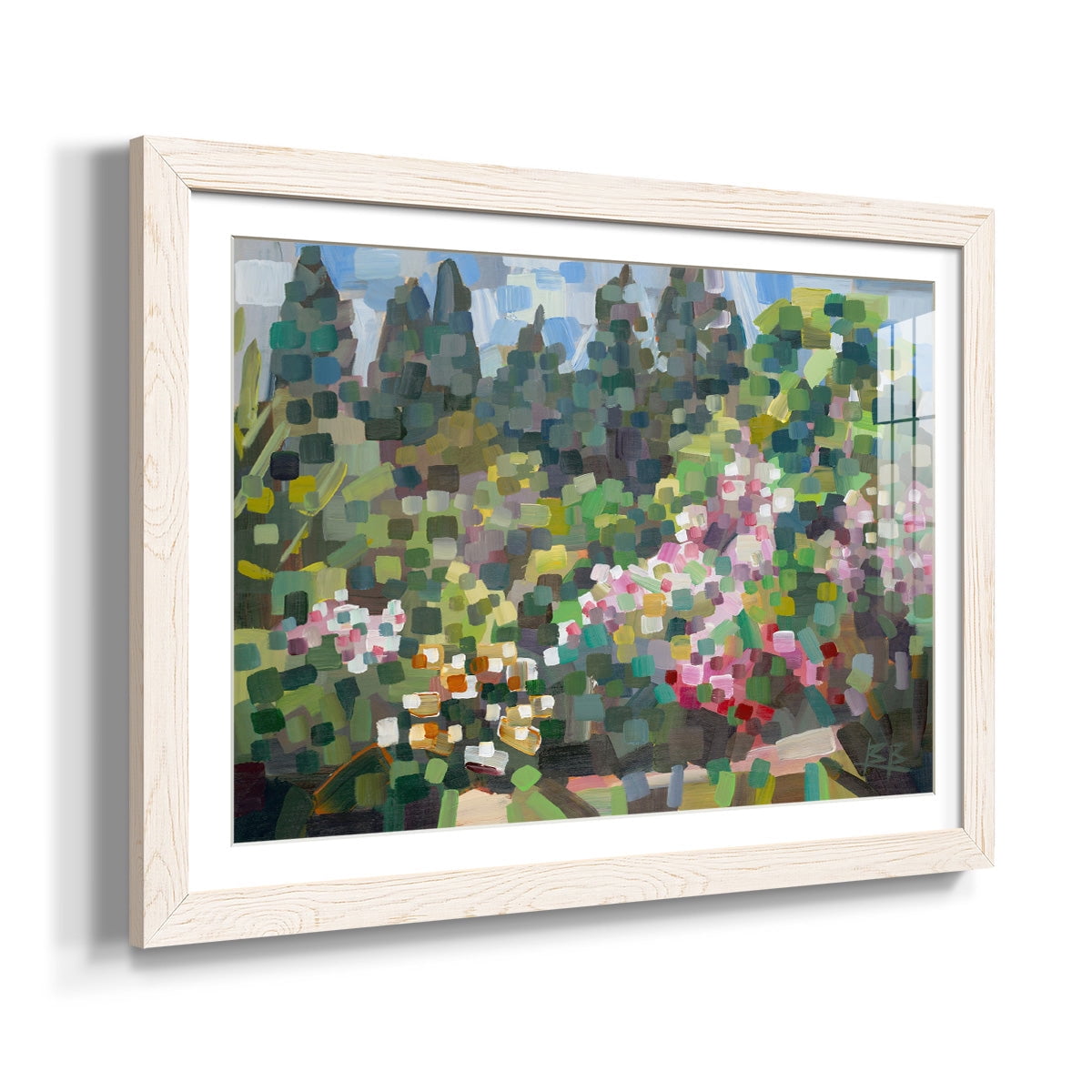 Arboretum in Spring-Premium Framed Print - Ready to Hang