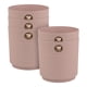 thumbnail image 1 of Set 5 Macetas Amalfi Redondas D15.3cm Con Rejilla Interna (Rosa Satin), 1 of 4