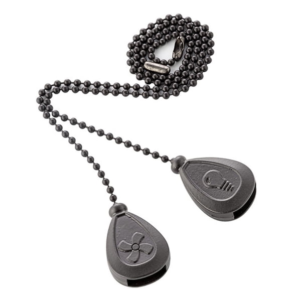 2pcs Ceiling Fan Pull Chain Extensions Metal Ceiling Fan & Light Pull Chains