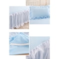 thumbnail image 4 of Cateissary de cama de princesas elegante, duradera y hermosa para cualquier lugar, de cama con volantes de encaje, única Juegos de cama verde, 4 of 6