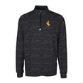 thumbnail image 2 of Men's Cutter & Buck Black Wyoming Cowboys Traverse Camo Print Stretch Quarter-Zip Pullover Top, 2 of 3
