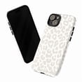 thumbnail image 3 of Neutral Leopard Print Phone Case, Beige Animal Pattern Protective Cover for iPhone 17 16 15 14 13 12 11 Pro Max Plus Mini, 3 of 6