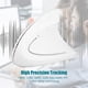 thumbnail image 3 of 2.4GHz Wireless Ergonomic Vertical Gaming Mouse, 1600 DPI Optical, No Delay, for PC and Laptop, White, 3 of 3
