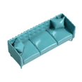 thumbnail image 2 of arctrm 1/64 Scale Sofa Model Miniature Furniture Display Artwork Gift Diorama Accessory Decor DIY Scene Layout Craft Dollhouse Couch Green, 2 of 10