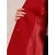 thumbnail image 5 of Abrigo largo de invierno INSPIRE CHIC para mujer, con cuello de solapa, abrigo de doble botonadura, L rojo, 5 of 6
