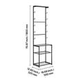 thumbnail image 3 of VEVOR Gun Rack, Floor Standing, Indoor Rifle Shotgun Rack Stand with Storage Shelf, for Wall Mount Gun Display Stand, Holds up to 5 Rifles, Heavy Duty Steel, for Home Garage Hunting Long Guns Storage, 3 of 4