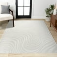 thumbnail image 5 of JONATHAN Y SCANDINAVIAN 3 x 5 Area Rug, Maribo Abstract Groovy Striped - Cream/Ivory, SCN103A-3, 5 of 8