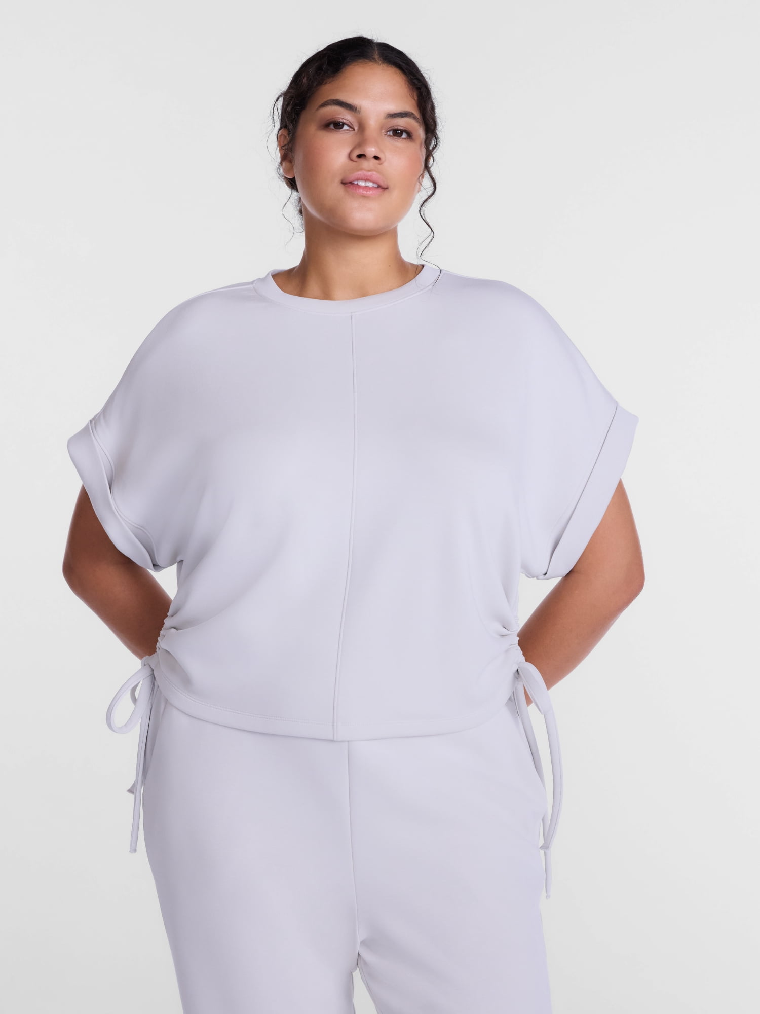 Avia Women's and Women's Plus ScubaKnit Top, Size XS-4X