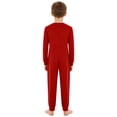 thumbnail image 3 of Aislor Vêtements Adaptatifs pour Enfants à Besoins Spéciaux Combinaisons en Coton à Manches Longues Anti-Rayures avec Fermeture Éclair Arrière Combinaisons Rouges 10, 3 of 6