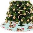 thumbnail image 3 of GZHJMY Christmas Dog and Candy Christmas Tree Skirt 36" for Indoor Outdoor Holiday Party Office Store Cupboard Decoration, 3 of 5