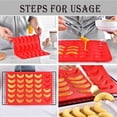 thumbnail image 3 of YiFudd Cresent Moon Silicone Chocolate Mould - Silicone Molds for Baking, Moon Ice Cube Tray Silicone Crescent Mold, Christmas Silicone Molds for Baking, Nonstick BPA Free, 3 of 5