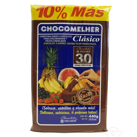 Melher Chocomelher Cholocate Flavored Coating 13.22 oz - Chocolate (Pack of