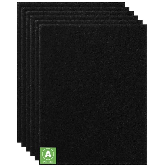 HRF-A300 Pre Filter A Replacement for Honeywell Air Purifier HPA300 Series, Funmit 6 Pack Precut Activated Carbon Pre Filter Compatible with Honeywel
