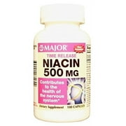 MAJOR NIACIN TR 500MG CAPS NIACIN-500 MG Blue White 100 CAPS