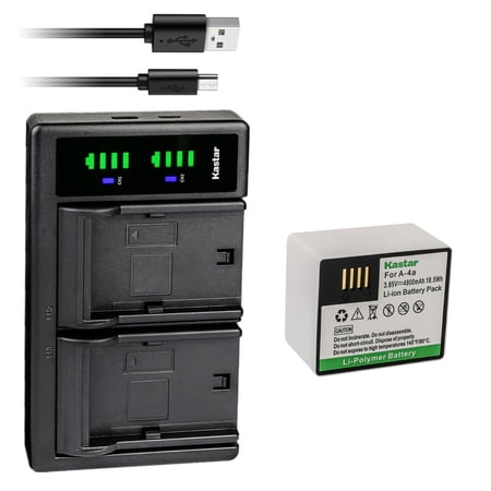 Kastar 1-Pack Battery and LTD2 USB Charger Compatible with Arlo A-4  A-4a  VMC4040  308-10069-01 Battery  Arlo Ultra  Arlo Ultra Plus  Arlo Ultra 2  Arlo Ultra 4K UHD  Arlo Pro 3  Arlo Pro 4 Cameras
