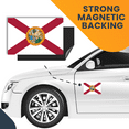 thumbnail image 7 of Magnet Me Up Florida US State Flag Vinyl Automotive Magnet Decal, 4x6 Inches, 7 of 7