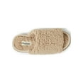 thumbnail image 5 of Dearfoams Cozy Comfort Women's Teddy Pile Open Toe Scuff Slippers, 5 of 7
