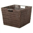 thumbnail image 3 of (2 pack) Whitmor Rattique Storage Tote Basket - Java - 13 x 15 x 9.8, 3 of 8