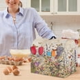 thumbnail image 2 of TSOVTHRID Butterfly Daisy Lavender Print Stand Mixer Cover Dust Cover Waterproof Reusable Small Appliance Covers with Top Handle Washable Accessories Decor for Kitchen Aid Mixer Cover,S, 2 of 7