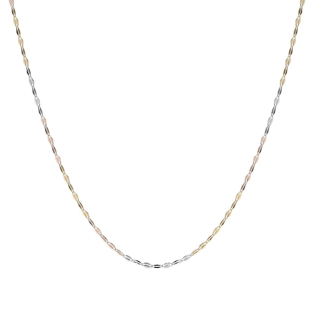 Cadena De Oro Italiano 10K Imperial Jewelry Grano De Cafe 45 cm calibre 1mm