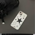 thumbnail image 5 of Fashion Y2K Stars Mirror Phone Case for iPhone 14promax 13promax 13 12 11 ，Lovely Cartoon Fashion Super Star Shockproof Silvery Phone Case-for iPhone 13, 5 of 7
