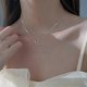 thumbnail image 2 of Collar shaofei con Incrustaciones de diamantes de imitación ajustable 40 cm Cobre Mujeres, 2 of 5