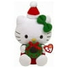 Ty Beanie Babies Hello Kitty With Wreath
