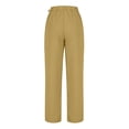 thumbnail image 7 of Lmnyox Fashion High Waist Pants for Women Wide Leg Drawstring Trousers with Pocket Summer Trendy Palazzo Pants, 7 of 7
