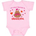 thumbnail image 3 of Inktastic Heart Belongs to Grandpa Girls Baby Bodysuit, 3 of 5