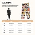 thumbnail image 2 of Cauagu Sea Shell Pajama Pants for Women Loose Fit Wide Leg Trouser Pants Casual Elastic Waist Drawstring Lounge Pants, 2 of 6