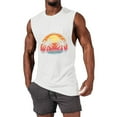 thumbnail image 2 of Cmfcve Hawaiian Tank Top for Men Breathable Loose Summer Sleeveless Beach Vacation Shirts Crew Neck Graphic Gym Tees T-shirt, 2 of 5