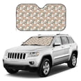 thumbnail image 2 of Fuzoiu Cute Rabbit Floral Print Car Windshield Sunshade,Foldable Reflective Sun Visor,Windshield Sun Shade,UV Rays Sun Visor Shade,Auto Front Sun Shield Shade-Small, 2 of 8