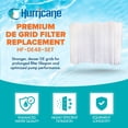 thumbnail image 4 of Hurricane 48 Sq ft DE Grid Filter Replacement with 7 Full Grids & 1 Partial Grid, 4 of 6