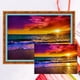 thumbnail image 1 of (SZX1810) Hilo Algodón Ecológico Bordado 11CT 3 Hebras Tela Blanca 46*36cm Kit Serie Paisaje Punto Cruz Atardecer Junto Al Mar, 1 of 9
