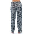 thumbnail image 3 of Just Love Silky Soft Women Pajama Pants with Stretch PJs Sleepwear (Paisley Black White, 1X), 3 of 3