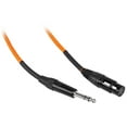 thumbnail image 2 of 4 Rockville RCXFB6O Orange 6' Female REAN XLR to 1/4'' TRS Balanced Cables OFC, 2 of 2