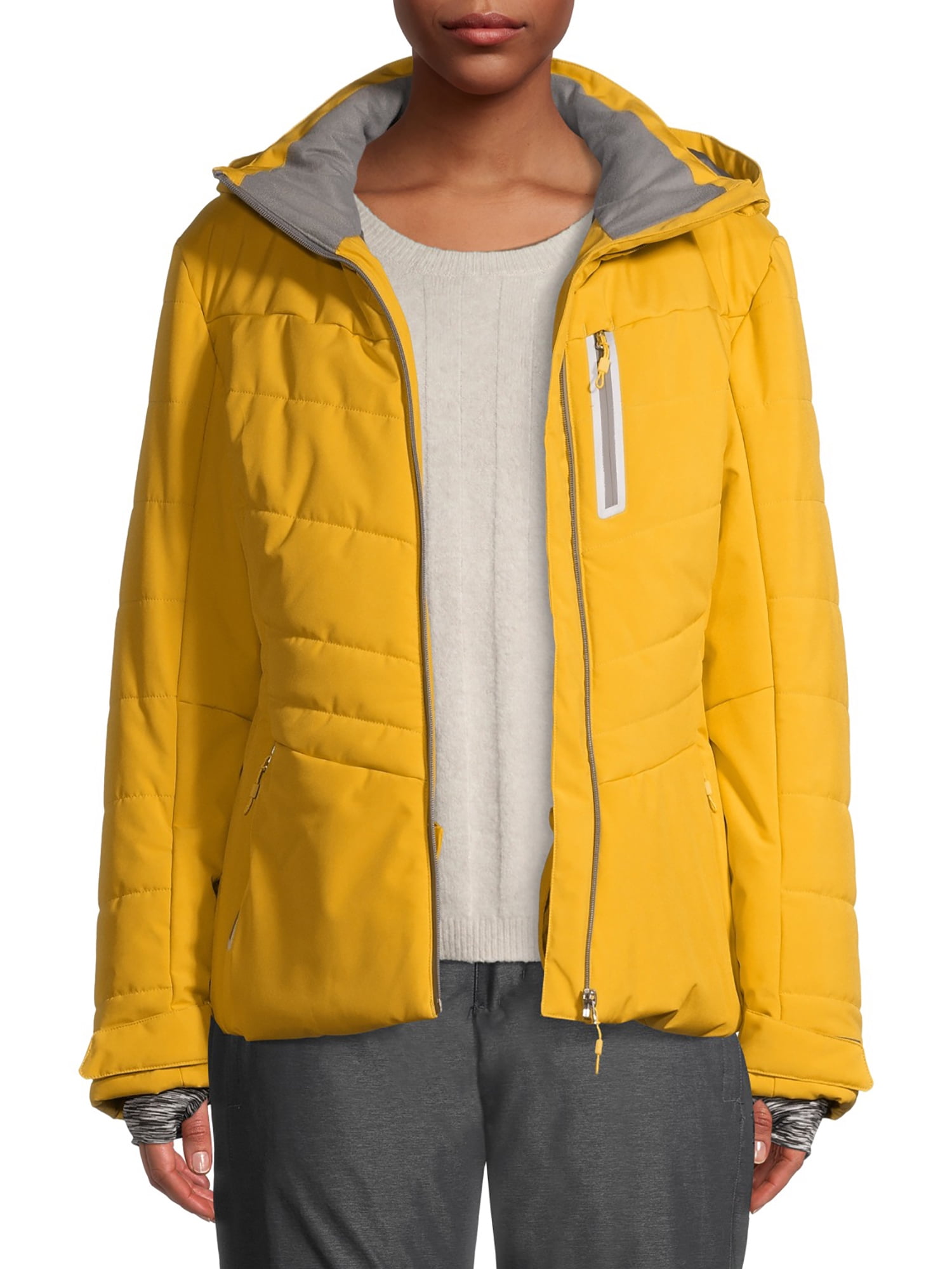 Swiss Tech Women's Chevron Ski and Snowboard Jacket with Hood