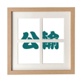 thumbnail image 1 of Gongshu Chinese Surname Character China Frame Wall Tabletop Display 4 Openings Picture, 1 of 3