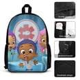 thumbnail image 3 of BUBBLE GUPPIES 3Pcs Backpacks Sets with Lunch Bag And Pencil Case for Work Office Travel, 3 of 6