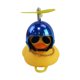 thumbnail image 1 of Pato Decorativo Amarillo Con Casco Cromado Azul, 1 of 4