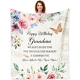 thumbnail image 1 of LHSHID Grandma Birthday Gifts Birthday Gifts for Grandma Throw Blanket Grandma Gifts for Birthday Grandma Birthday Gifts from Grandchildren Grandmother Birthday Gifts for Grandma Unique 30"x40", 1 of 7