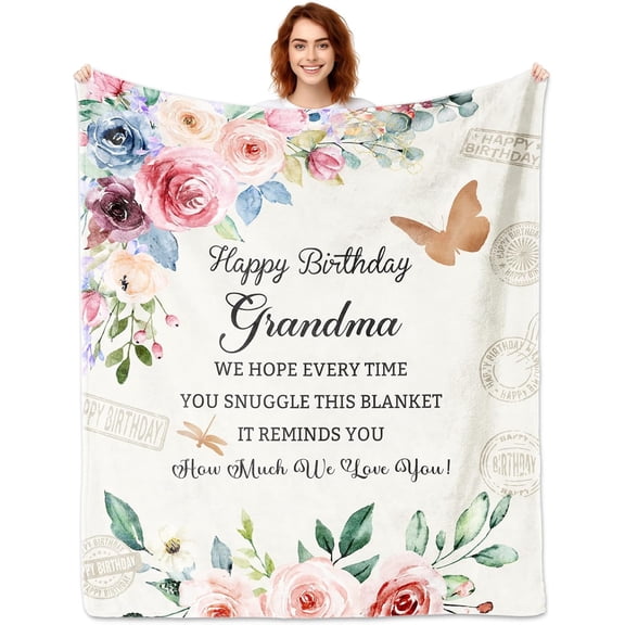 Birthday Gifts for Daughter, Daughter Birthday Gift Throw Blanket 60x50 Inches, Happy Birthday Gifts for Daughter Adult, Birthday Gifts for Daughter from Mom Dad, Unique Daughter Birthday Gifts Ideas